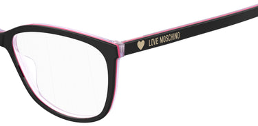 Premium Women Moschino Love Model Eyeglasses: MOL546 - Black Fuchsia- SpecSMART Eye Clinic (Zoom View)